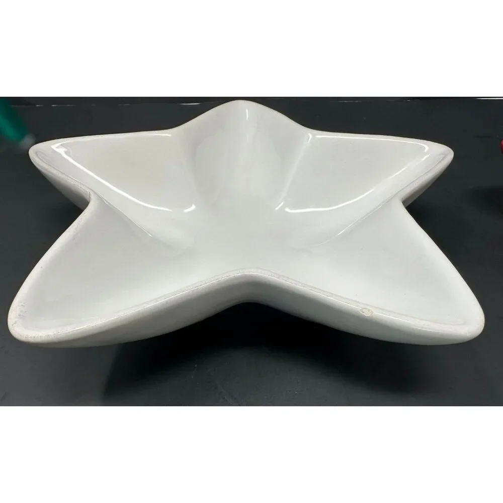 3 PIER 1 STAR SHAPED NESTING SERVING BOWLS Red White Blue Patriotic July 4th HTF - Picture 14 of 15